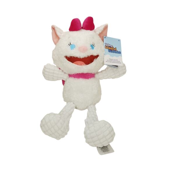 Disney Store Marie Aristocats Blissful Buddies Fidget Plush Stuffed Animal Toy - Picture 1 of 10